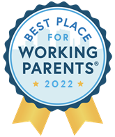 Best Place for Working Parents 2022 badge