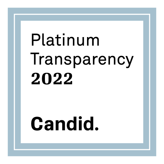 Platinum Transparency 2022 seal from Candid